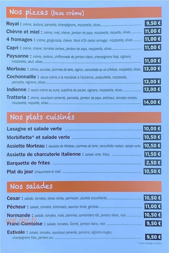 Le P'tit Saint Vit — carte page 2