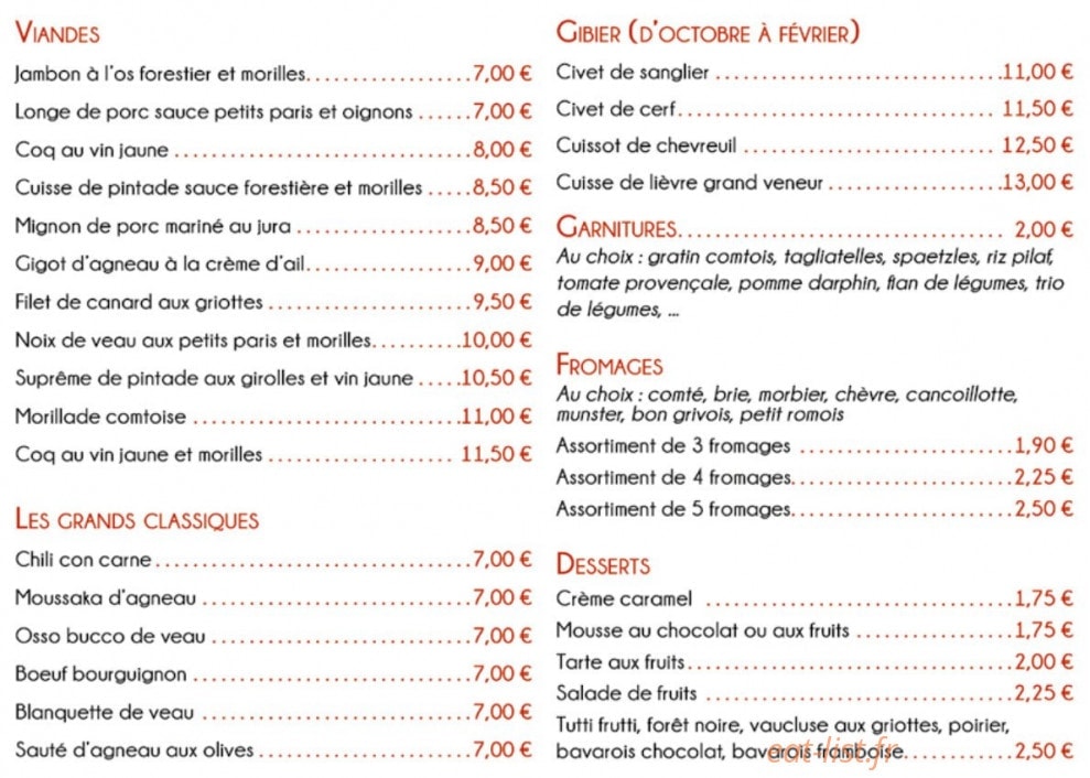 Bonnet — carte page 11