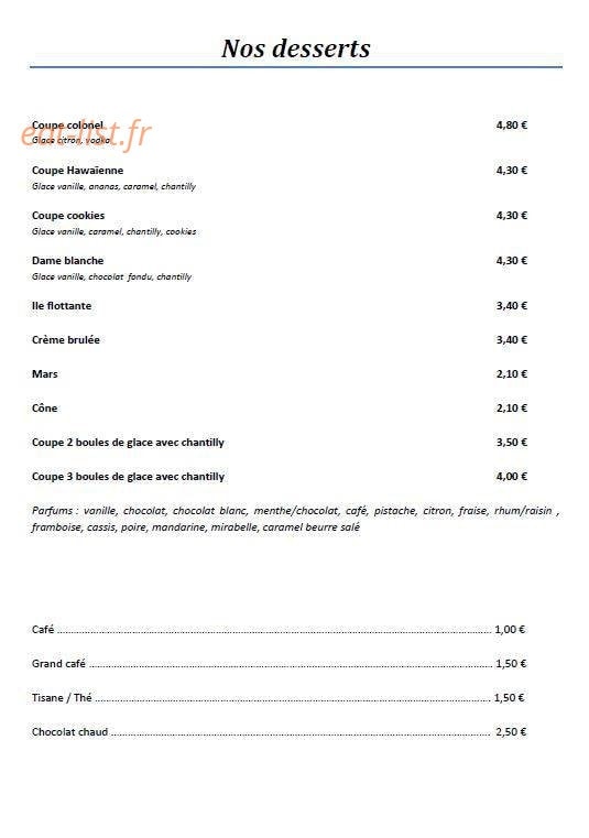 Pizza Belle — carte page 6