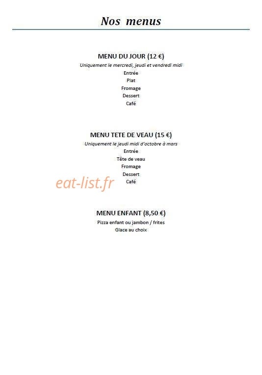 Pizza Belle — carte page 4