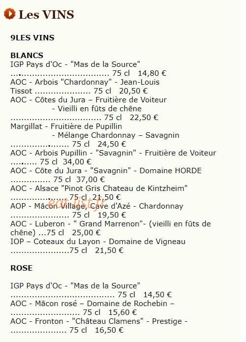 Le Gremeci — carte page 3