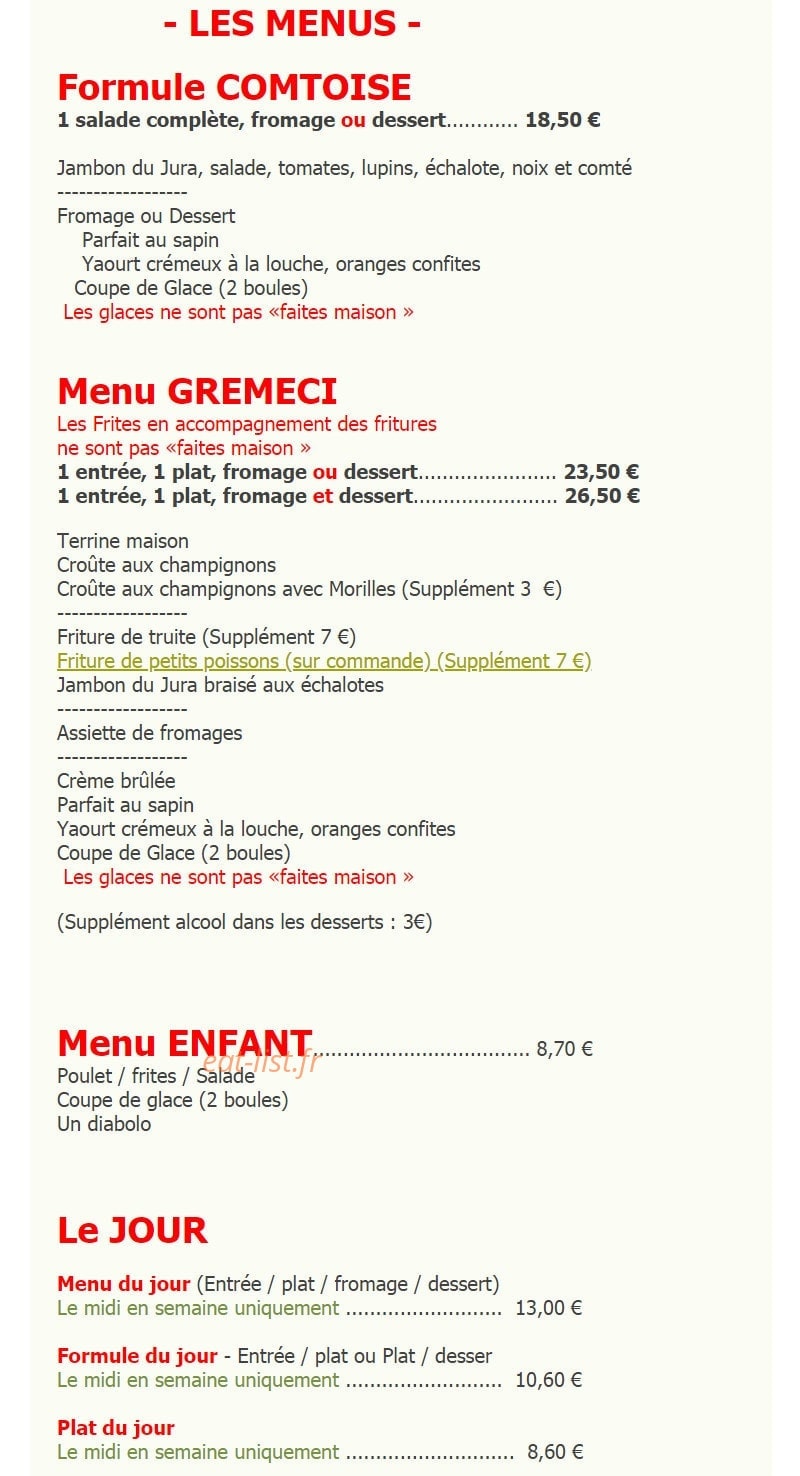 Le Gremeci — carte page 2