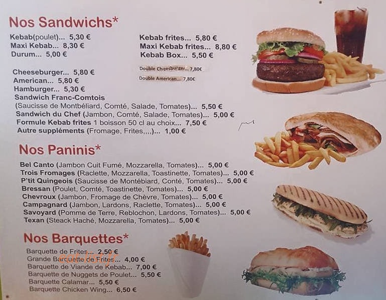 Le P'tit Quingeois — carte page 1