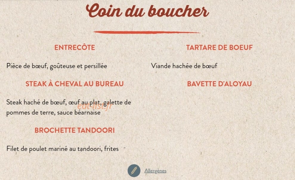Au Bureau — carte page 3