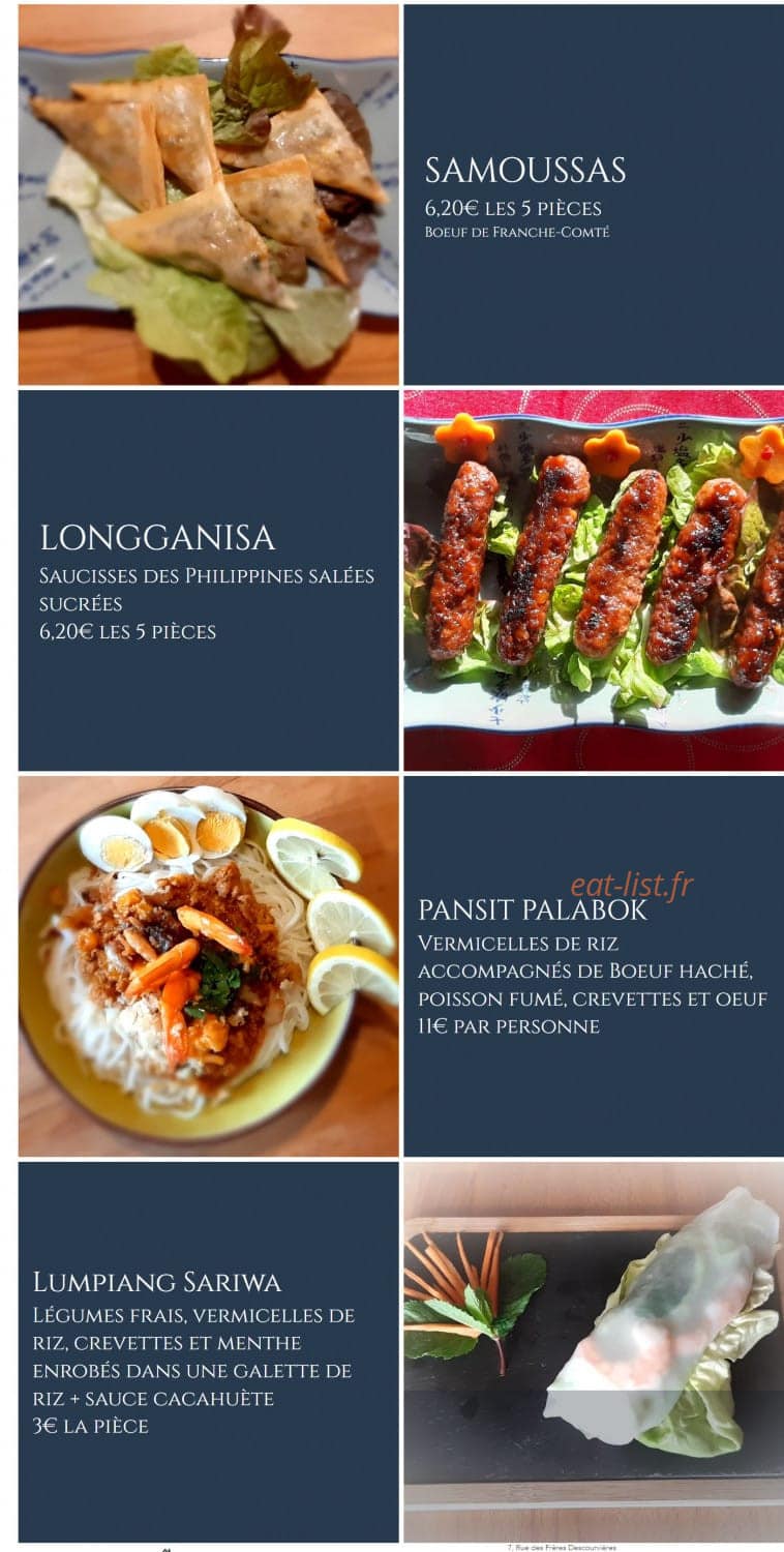 La cuisine de Malou — carte page 2
