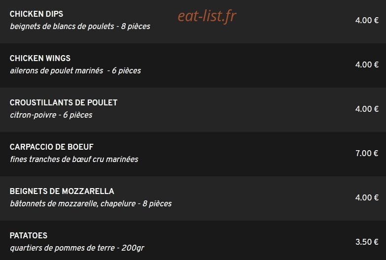 pizzeria du champ de foire — carte page 11