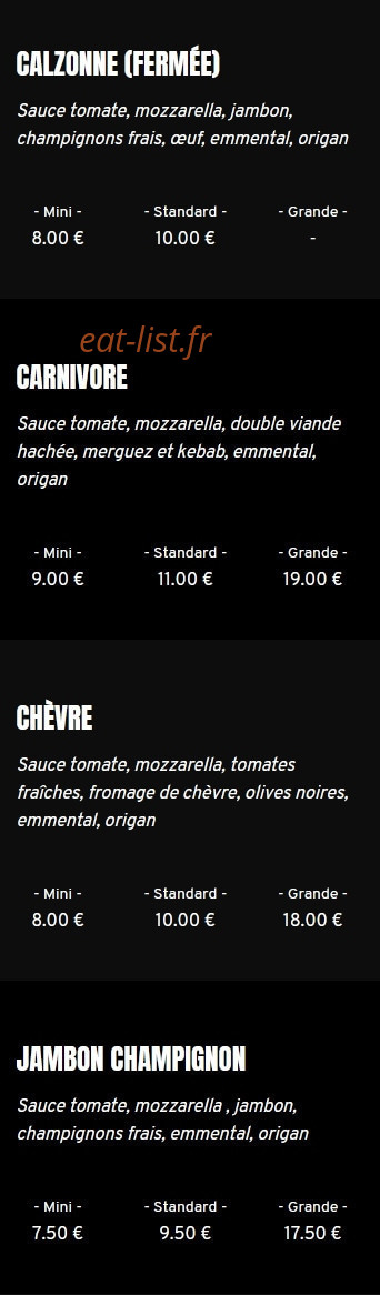 pizzeria du champ de foire — carte page 3