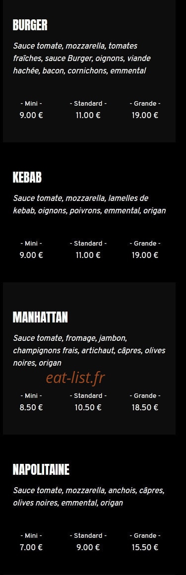 pizzeria du champ de foire — carte page 5