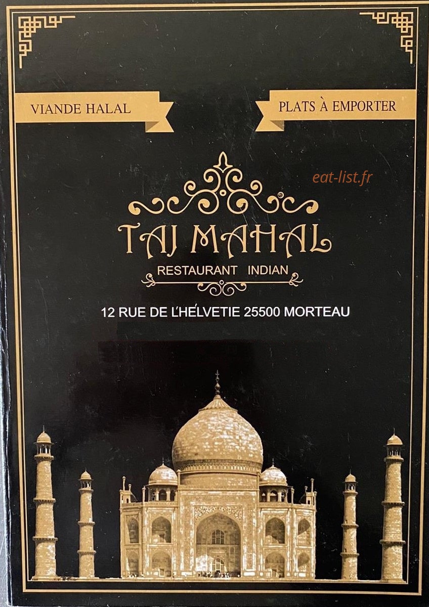 Taj Mahal — carte page 1