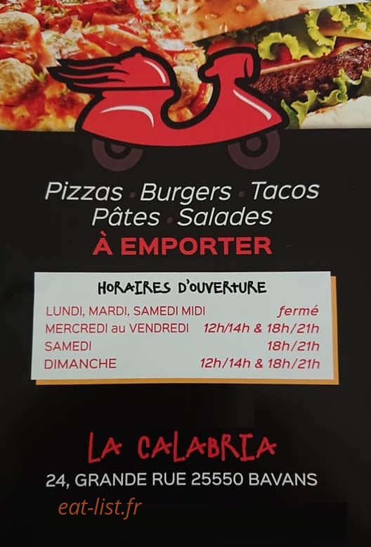 La Calabria — carte page 1