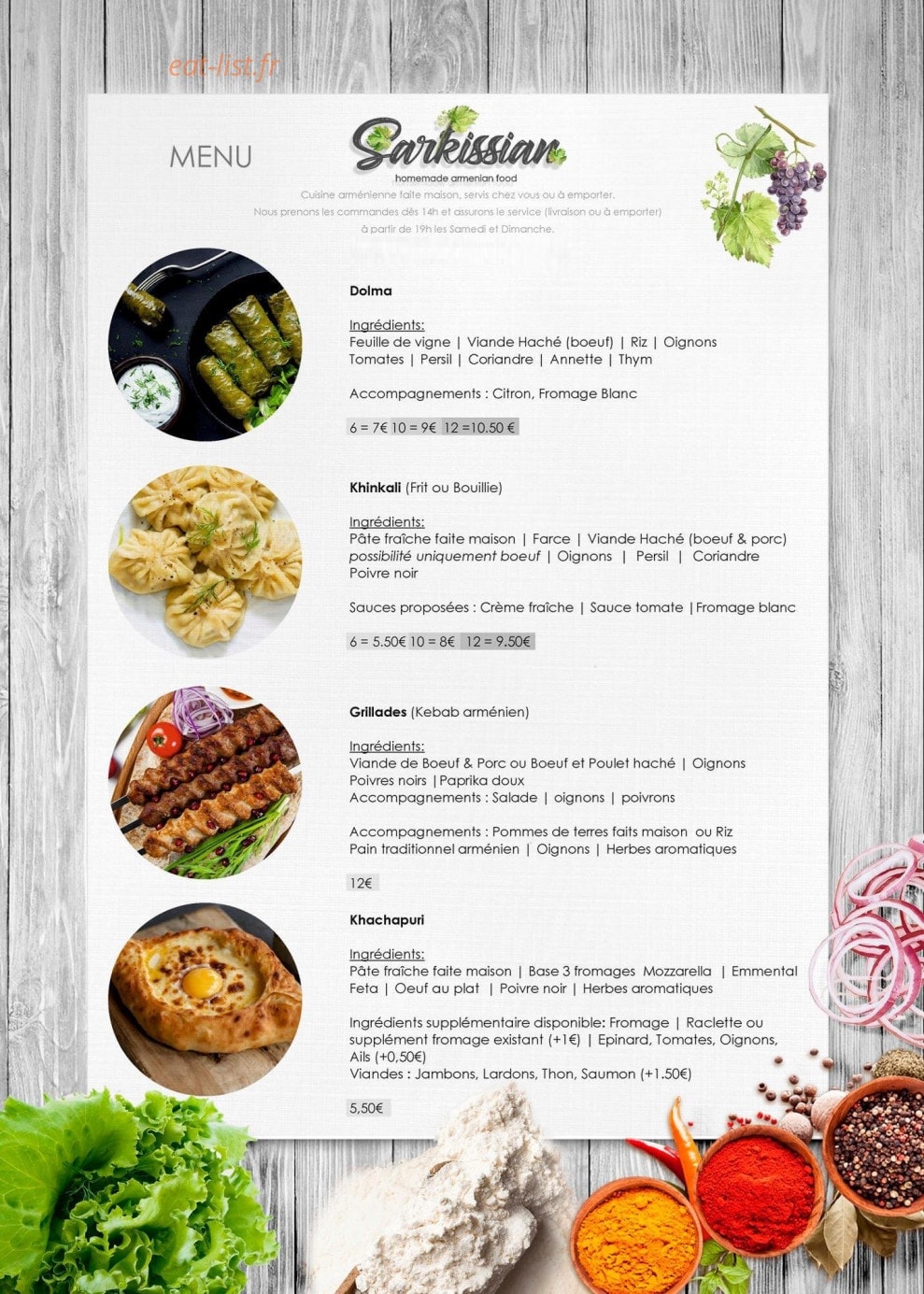 Sarkissian — carte page 1