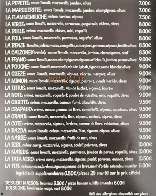 Chez la cé — carte page 1