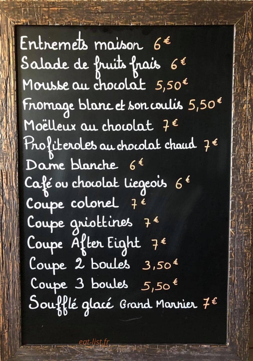 Le Petit Paris — carte page 2