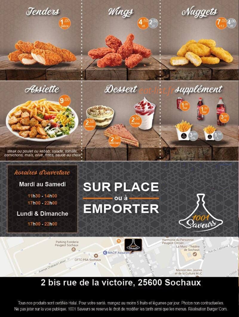 1001 Saveurs — carte page 4