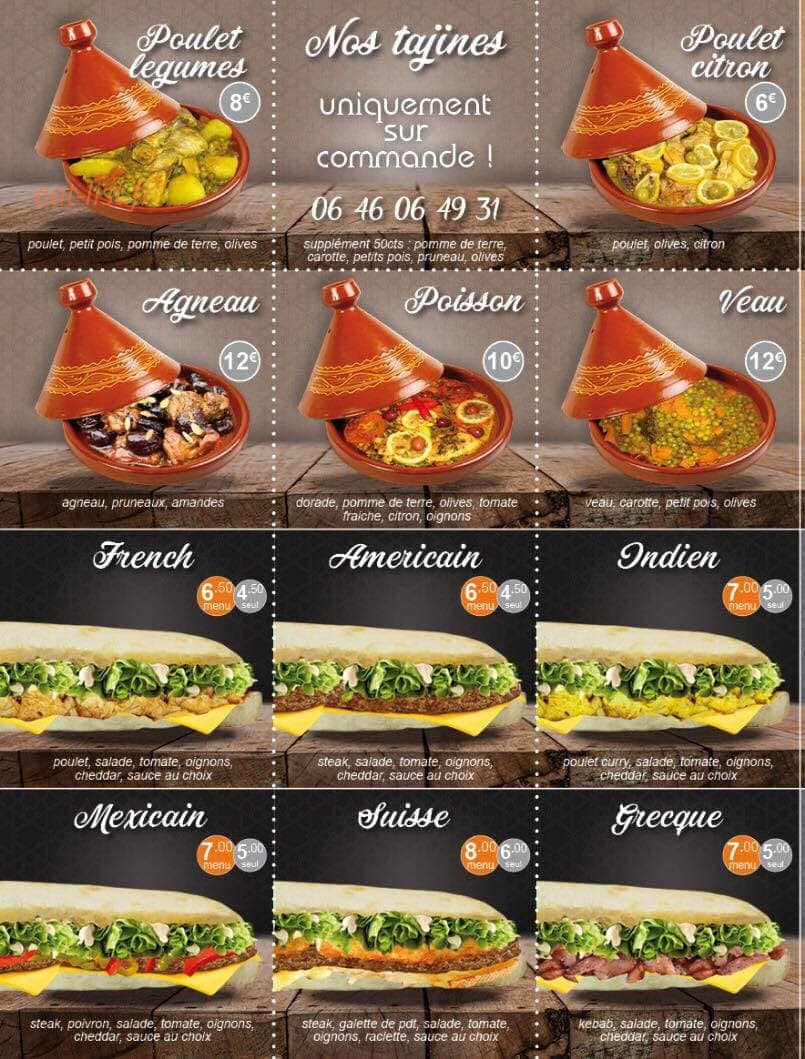 1001 Saveurs — carte page 2