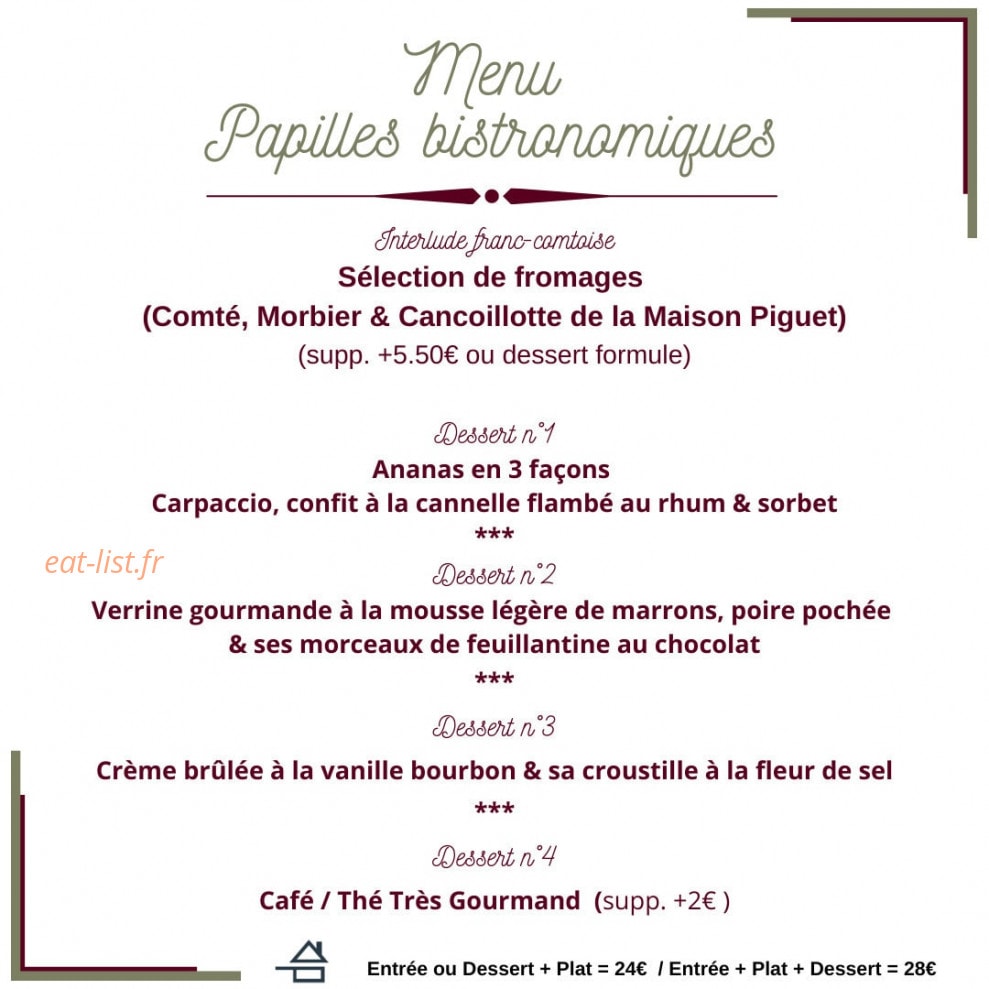 Carré Gourmand — carte page 4