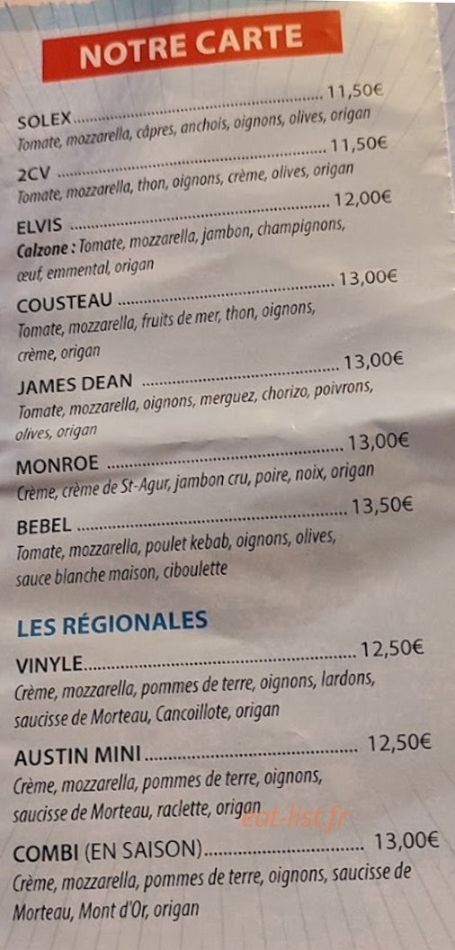 Le Vintage — carte page 1