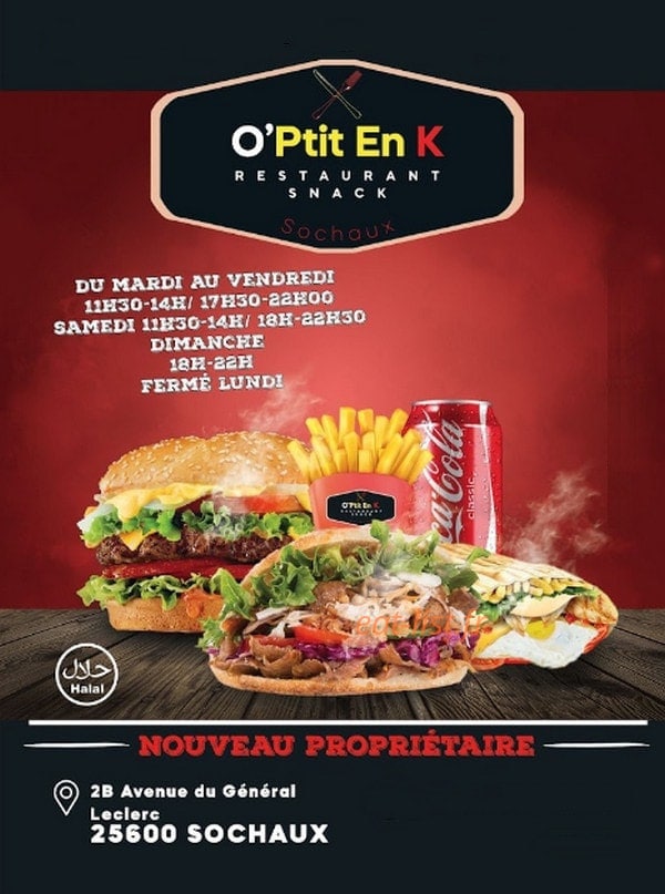 O P'tit en k Sochaux — carte page 1