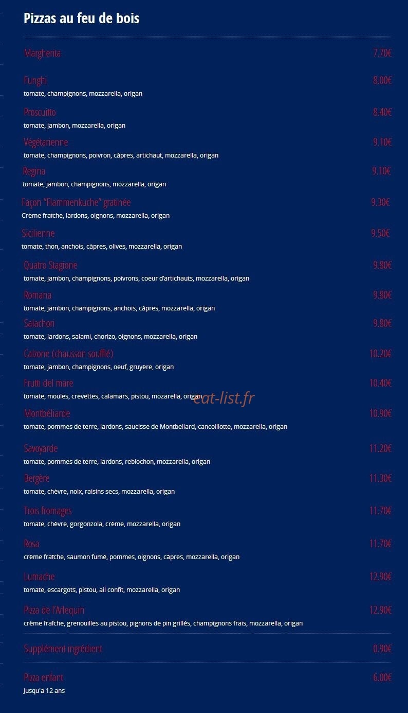 Arlequin — carte page 3