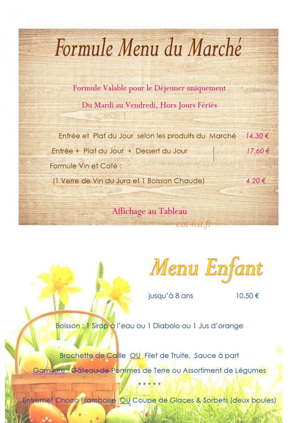 Le Relais d'Arc-et-Senans — carte page 5