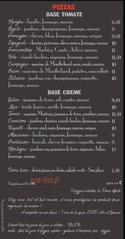 Sel'Rit et sucreries — carte page 1