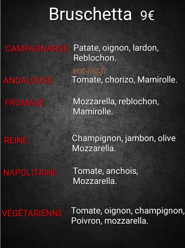 Sombr Saï café — carte page 1