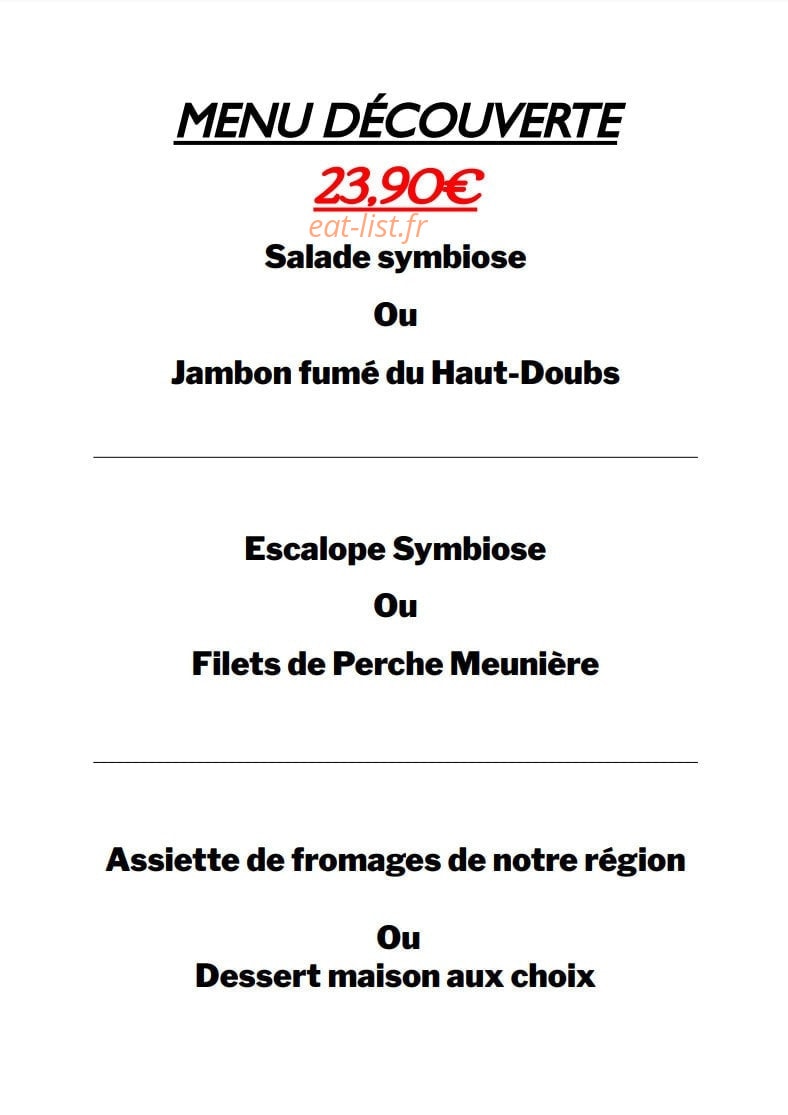 La Symbiose — carte page 2