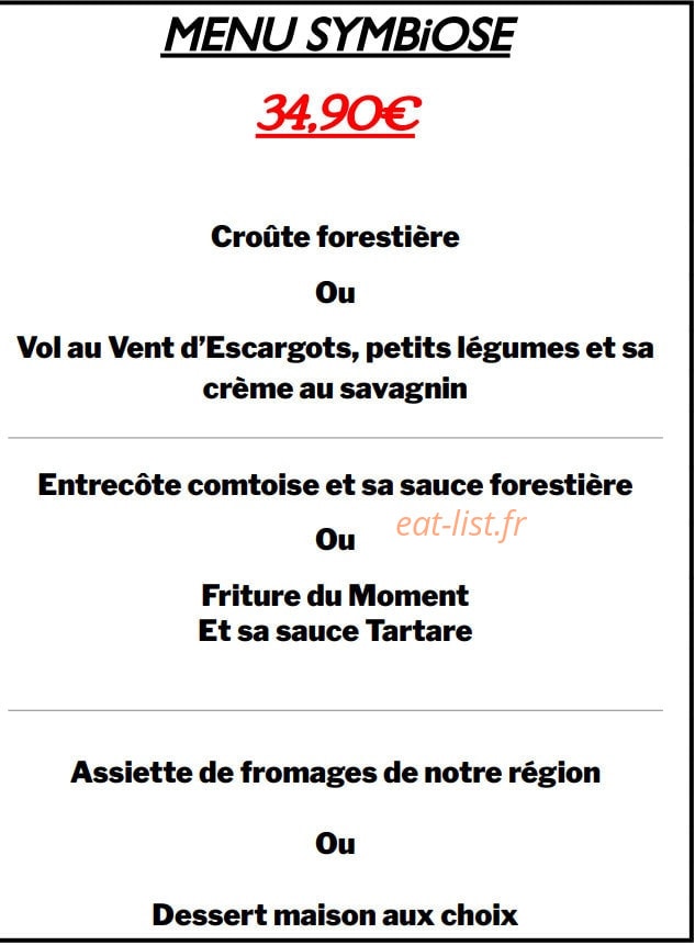 La Symbiose — carte page 1