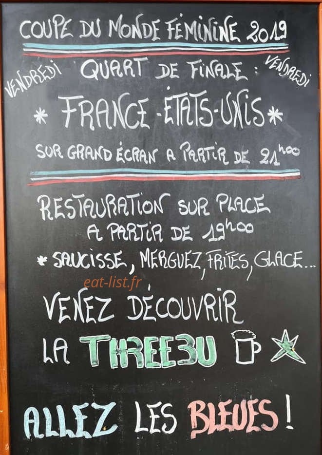 Restaurant Gladoux — carte page 1