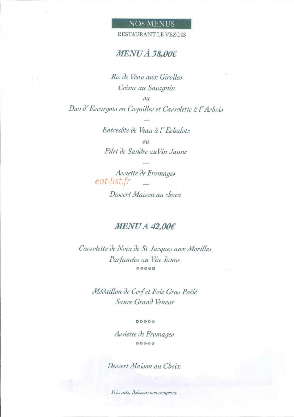 Le Vézois — carte page 4