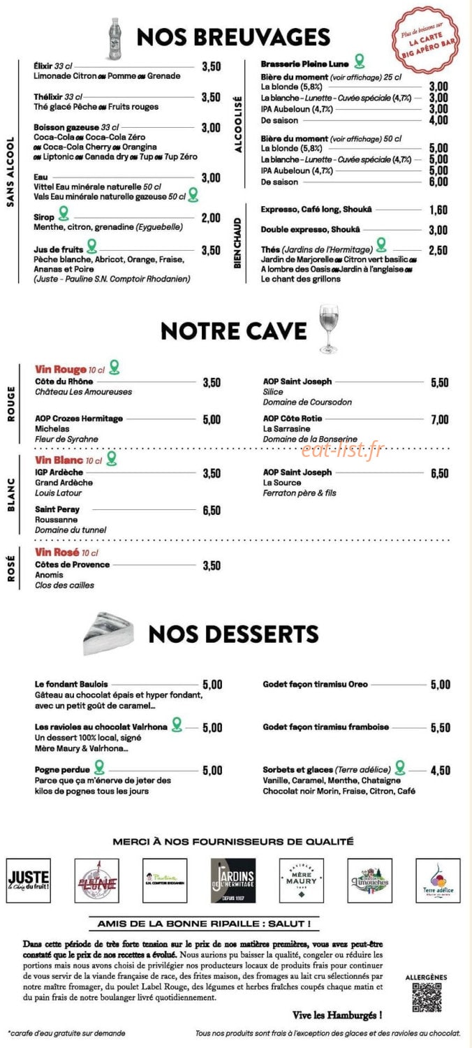 Big Fernand — carte page 2