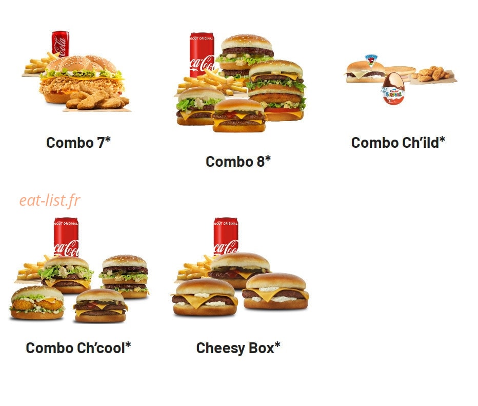 Chamas Burger — carte page 4