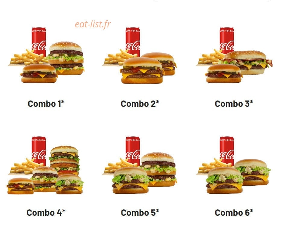 Chamas Burger — carte page 3