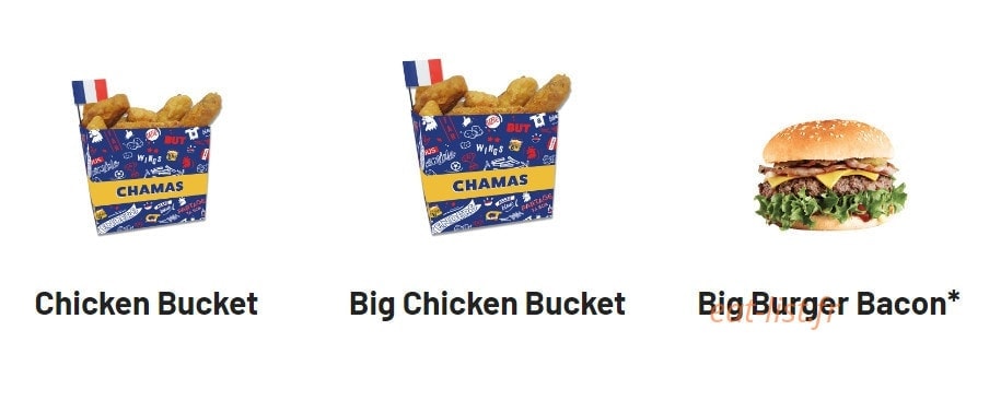 Chamas Burger — carte page 1