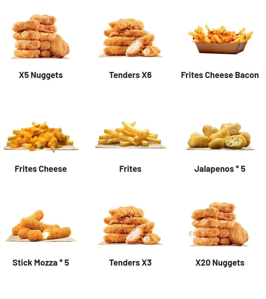 Chamas Burger — carte page 6