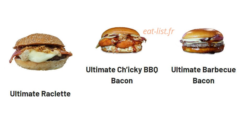 Chamas Burger — carte page 2
