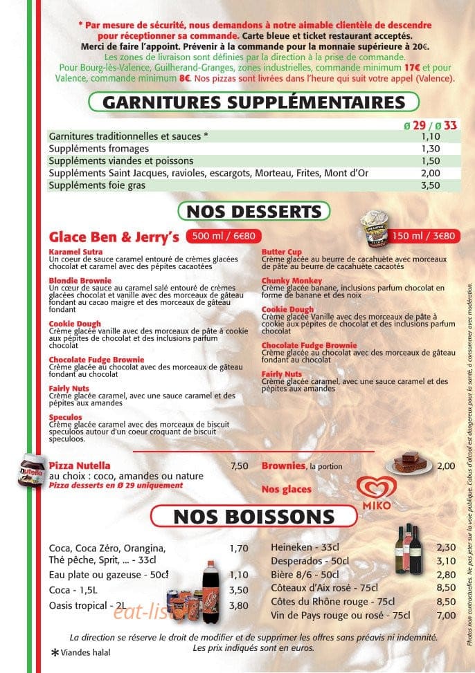 chez Christian Pino — carte page 4