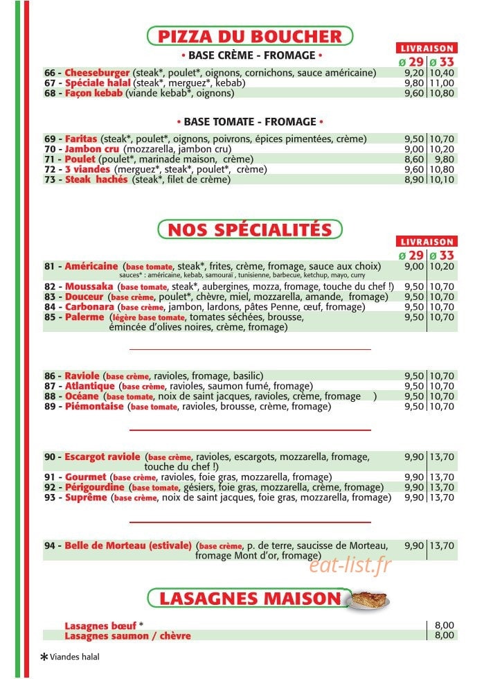chez Christian Pino — carte page 3