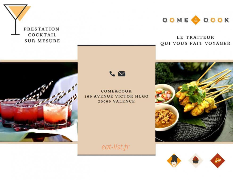 Come & Cook — carte page 1