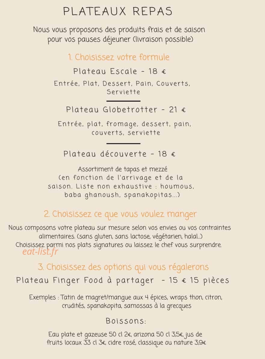 Come & Cook — carte page 4