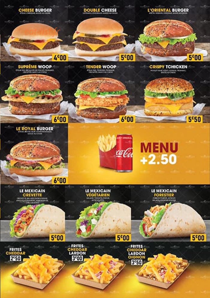 Easy Eats — carte page 3