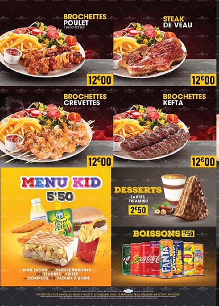 Easy Eats — carte page 4