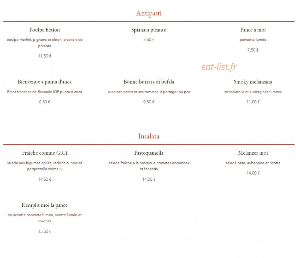 Gigi — carte page 1