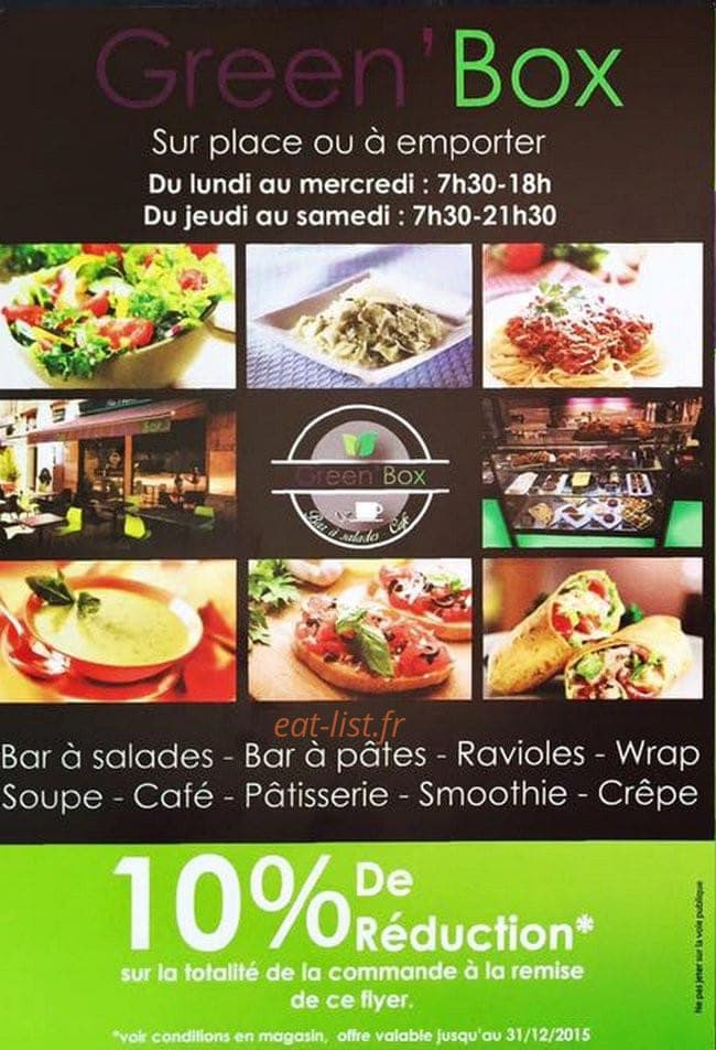 Green'Box — carte page 1