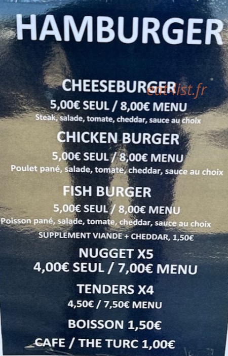 Is snack — carte page 1