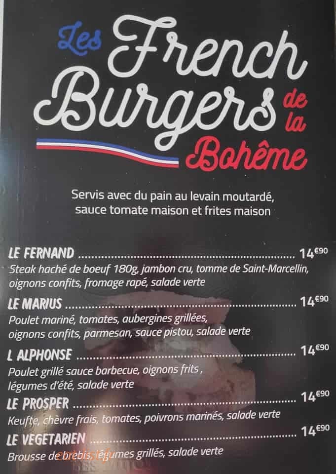 La Bohême — carte page 5