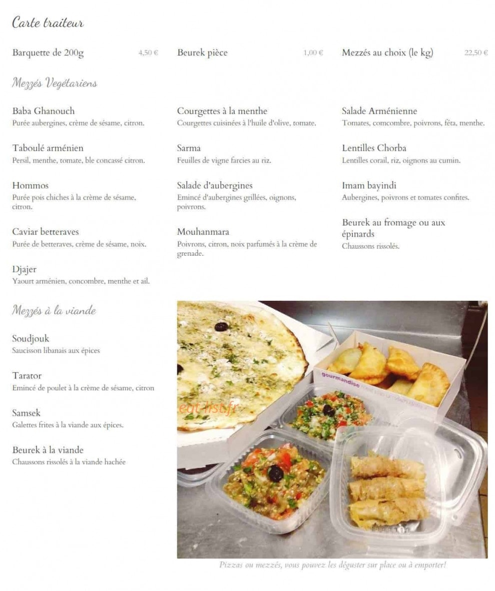 La Cuisine de Léa — carte page 7