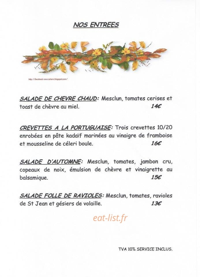 La Table des Couleures — carte page 2