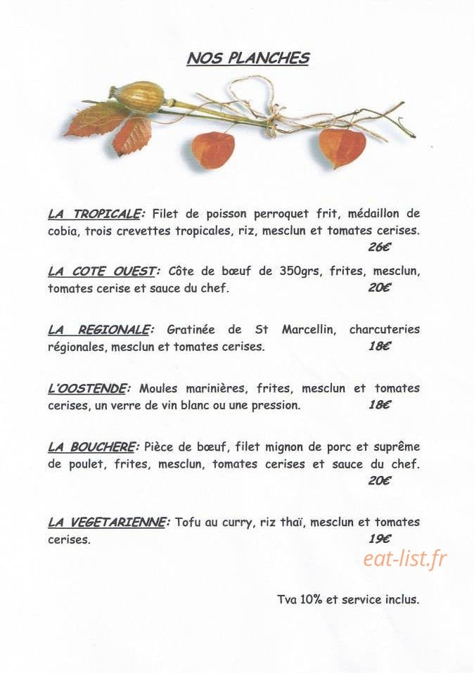 La Table des Couleures — carte page 7