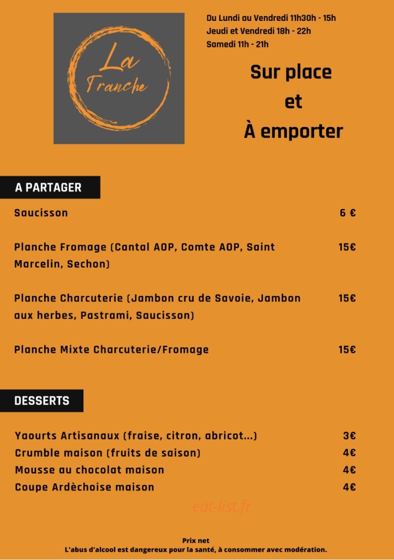 La Tranche — carte page 2